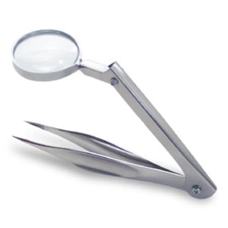 Super Tweezers With Magnifier